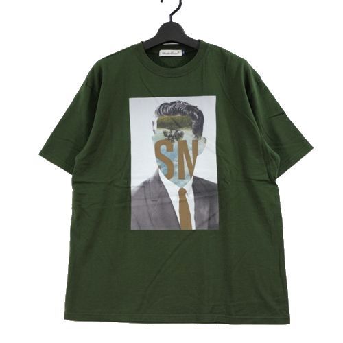 【中古】 UNDERCOVER アンダーカバー 24AW TEE SN face Tシャツ 3 グリーン