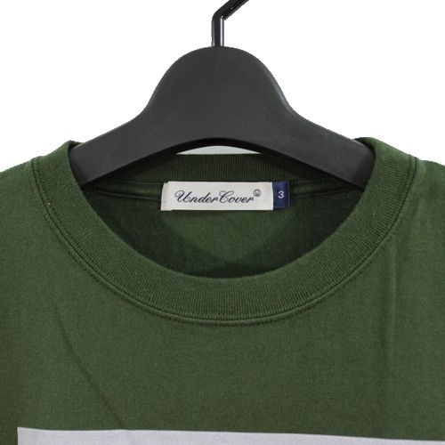 【中古】 UNDERCOVER アンダーカバー 24AW TEE SN face Tシャツ 3 グリーン