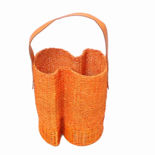 Rakuten - 【中古】 Sacai サカイ S Basket Small Bag バスケットバッグ オレンジ