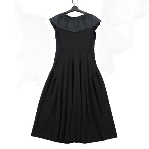 【中古】 FURFUR ファーファー 23SS フリル切り替えカットワンピース ブラック