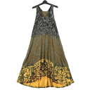 【中古】 Juana de Arco ホァナデアルコ ノースリーブ ワンピース S カーキ(4)