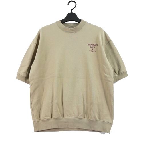 Rakuten - 【中古】 SEPARATE BATH＆T6ILET × 6 (ROKU) 2024 SHORT SLEEVE SWEAT TOP 半袖スウェット カーキ