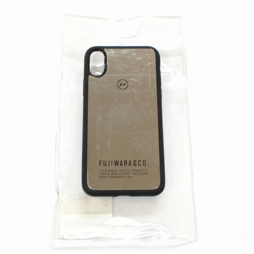  KIYONAGA&CO. FUJIWARA&CO. iPhone X CASE アイフォンXケース FREE シルバー×ブラック