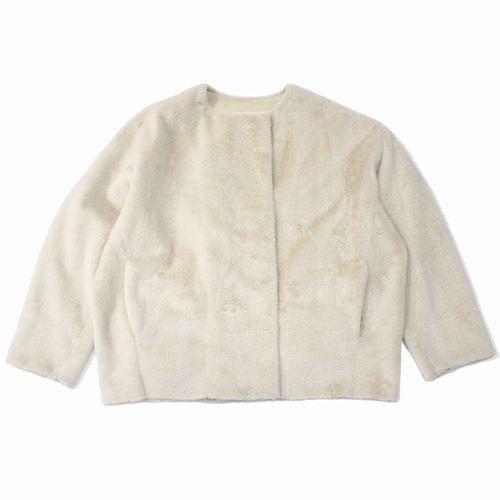 Rakuten - 【中古】 SHETOKYO シートーキョー Gaia fur フェイクムートンジャケット F ベージュ