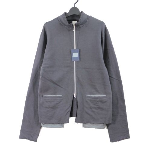 Rakuten - 【中古】 1027 イチゼロニイナナ 24SS Stand Coller Zip Jacket スウェット スタンドカラージップジャケット 2 グレー