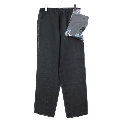 Rakuten - 【中古】 ORDINARY JOY オーディナリージョイ 24SS Organdy Pants オーガンジーパンツ 38 ブラック