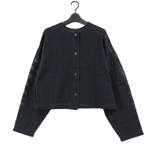 Rakuten - 【中古】 Wai+ ワイ 23SS ボックスラッセルジャケット ブラック