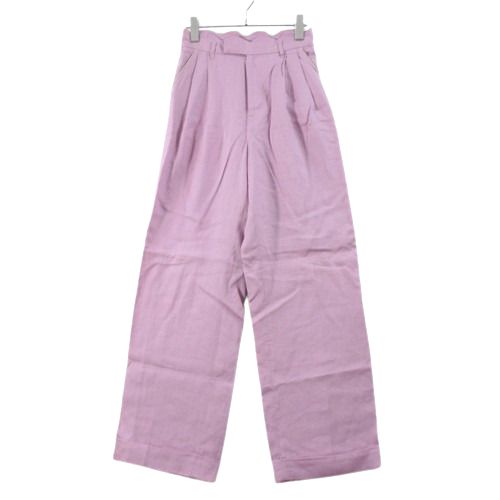 Rakuten - 【中古】 SOWA ソーワ 20SS Villa Viola leggio slacks パンツ ラベンダー
