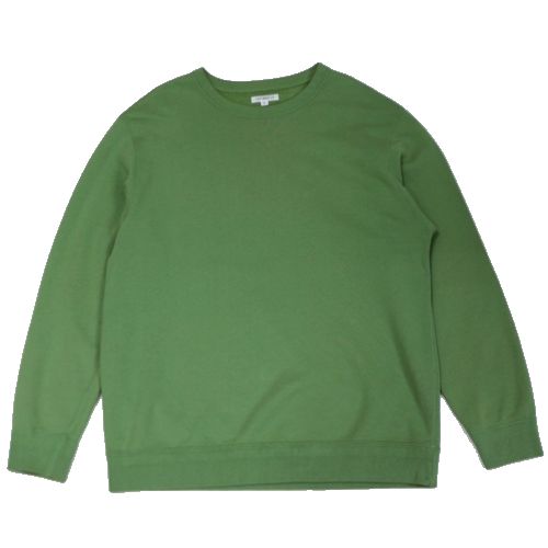 Rakuten - 【中古】 LADY WHITE CO. レディ・ホワイト・カンパニー 44 FLEECE SWEATSHIRT フリーススウェット 42 グリーン