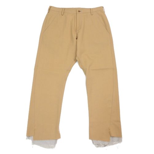 Rakuten - 【中古】 sulvam サルバム 19SS Slim Pt スリムパンツ L ベージュ