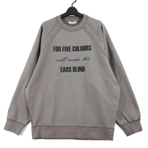 Rakuten - 【中古】 UNDERCOVER アンダーカバー 25SS リバーシブル ラグランスウェット FOR FIVE COLOURS 5 グレー