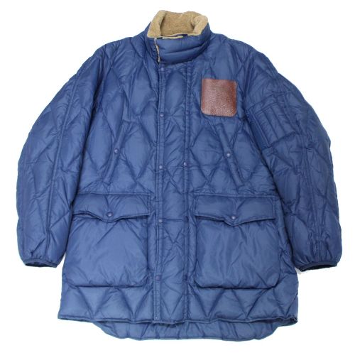 【中古】 UNDERCOVER アンダーカバー 14AW ダウンコート 2 ネイビー