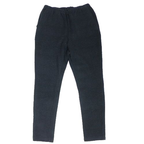 【中古】 COMOLI コモリ 21AW ウールフリース パンツ 1 ブラック