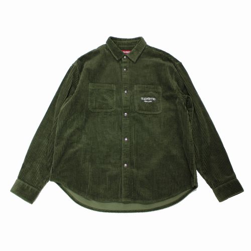 Supreme コーデュロイシャツ Mサイズ Supreme シュプリーム Corduroy Shirt コーデュロイ シャツ ブラック