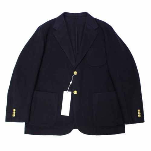 【中古】 COMOLI コモリ 23AW カシミヤ ネイビーブレザー ジャケット 3 ネイビー