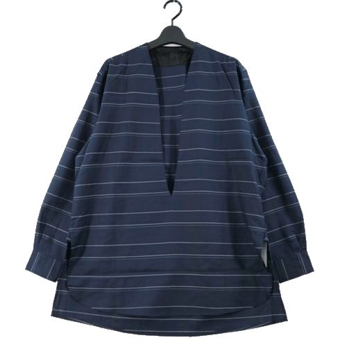 Rakuten - 【中古】 un/unbient アン/アンビエント 別注 21AW V-neck Pullover Shirt Vネック プルオーバーシャツ 2 ネイビー
