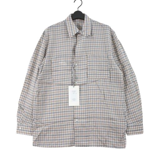 Rakuten - 【中古】 TOZAOU トザオウ 24SS Jacket Lining Shirt チェックシャツ L
