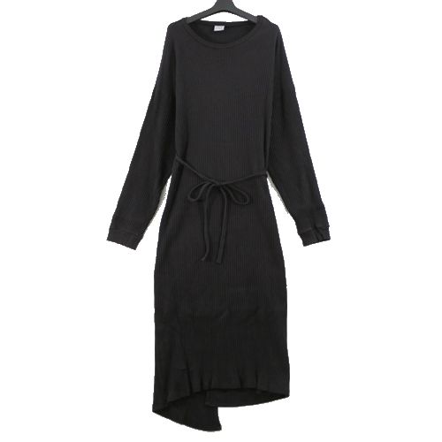 Rakuten - 【中古】 BASERANGE ベースレンジ SHAW カフタンワンピース S ブラック