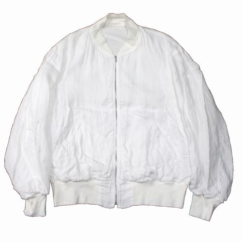 Rakuten - 【中古】 COMOLI コモリ 24SS リネンWクロス ジップブルゾン 2 ホワイト