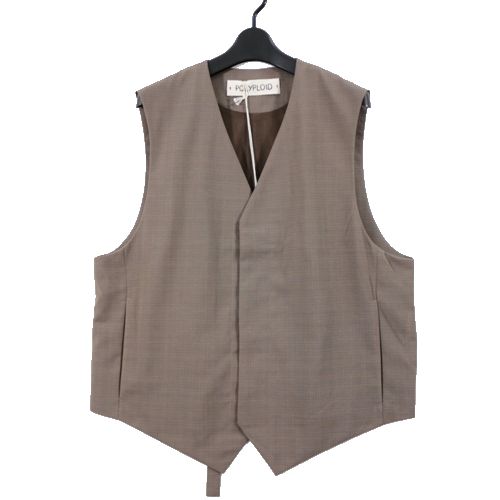 Rakuten - 【中古】 POLYPLOID ポリプロイド 25SS CLASSIC GILLET C ジレ ベスト 3 ブラウン
