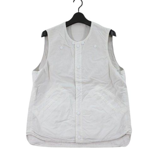 Rakuten - 【中古】 SASSAFRAS ササフラス CRAZY GARDENER VEST クレージーガーデナベスト S オフホワイト
