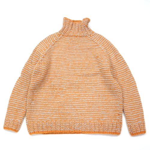 Rakuten - 【中古】 Written by リトゥン バイ 15AW タートルニット オレンジ