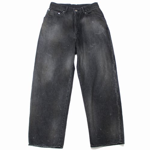 Rakuten - 【中古】 ANCELLM アンセルム 25SS TAPERED 5P DENIM PANTS 2 ブラック
