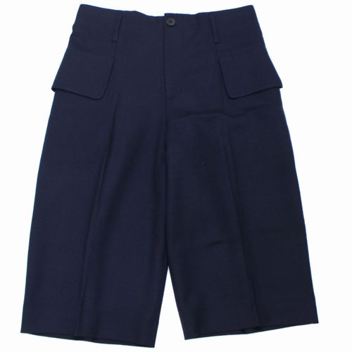 Rakuten - 【中古】 lea boberg リア ボバーグ 26SS Flap Pocket Shorts フラップポケットショーツ ショートパンツ 2 ネイビー