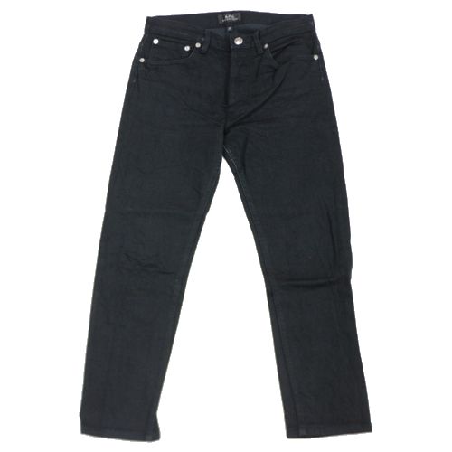 Rakuten - 【中古】 A.P.C. アーペーセー PETIT NEW STANDARD ストレッチデニムパンツ 27 ブラック