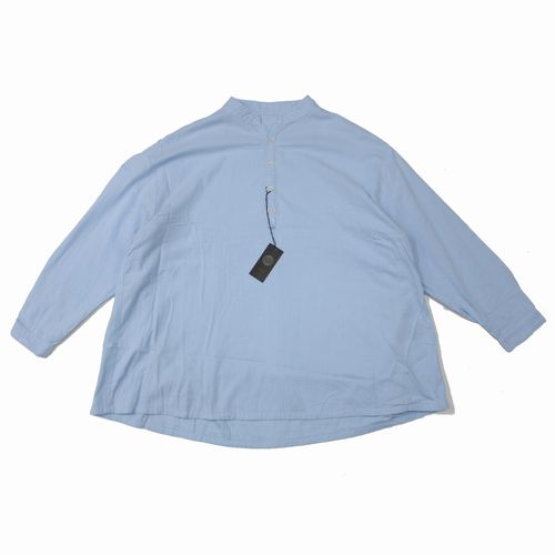 【中古】 Porter Classic ポータークラシック 24SS SUVIN GOLD GAUZE シャツ L ブルー
