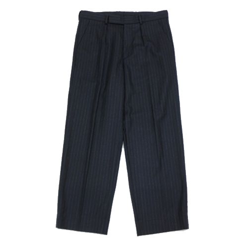 Rakuten - 【中古】 WILD LIFE TAILOR ワイルドライフテーラー 25AW FLANNEL STRAIGHT SLACKS STRIPE フランネルストレートスラックス　ワイド L