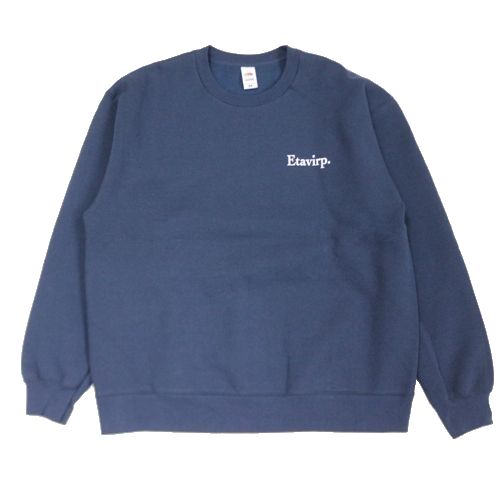  Etavirp エタヴァープ 25AW Mini Logo Crew Neck ミニロゴ スウェット L ネイビー