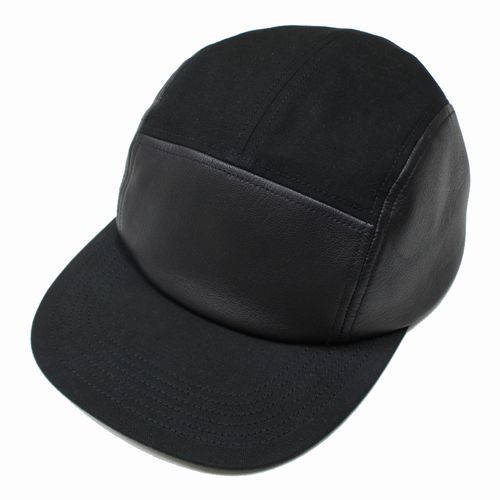 Rakuten - 【中古】 KIJIMA TAKAYUKI キジマ タカユキ 26SS PARAFFIN DUCK & GOAT SKIN JET CAP キャップ 3 ブラック