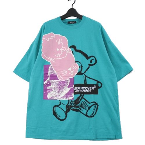 UNDERCOVER定番人気Tシャツクマ アンダーカバー×バウンティーハンターの白黒Tシャツ＆フィギュア、ベア