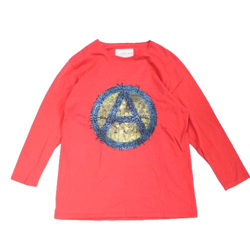 Rakuten - 【中古】 NADA. ナダ プリント カットソー 1 レッド