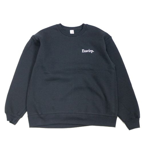  Etavirp エタヴァープ 25AW Mini Logo Crew Neck ミニロゴ スウェット L ブラック