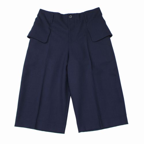 Rakuten - 【中古】 lea boberg リア ボバーグ 26SS Flap Pocket Shorts フラップポケットショーツ ショートパンツ 2 ネイビー