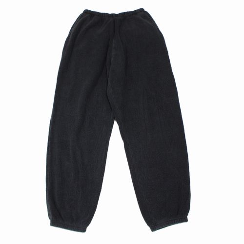 Rakuten - 【中古】 COMOLI コモリ 25AW フリース ドローストリングパンツ 1 ブラック