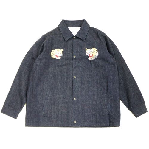 Rakuten - 【中古】 ONEPIECE OF ROCK ×maybe egg tom デニムコーチジャケット インディゴ