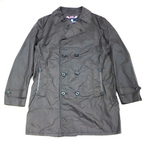 Leather Jacket - 【中古】 Aquascutum アクアスキュータム パッカブルトレンチコート 42 ブラウン