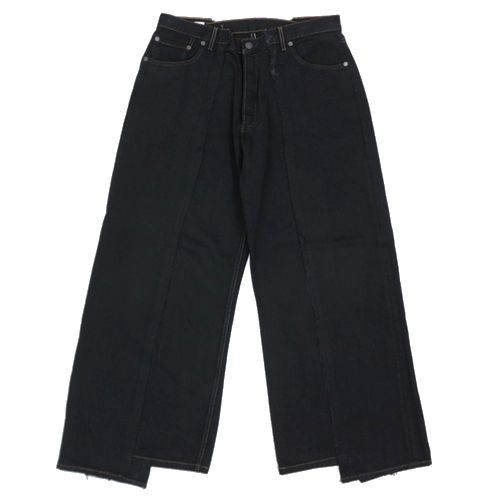 Rakuten - 【中古】 OLDPARK × MINEDENIM オールドパーク マインデニム Rebuild Buggy Jeans リビルド バギー ジーンズ 7 ブラック