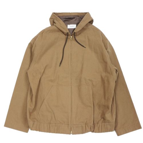 Rakuten - 【中古】 Ernie Palo アーニーパロ 24AW Cotton Nidom Hooded Zip Blouson ジャケット 48 ブラウン