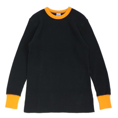 Rakuten - 【中古】 JELADO ジェラード 25AW Mega Thermal Crew Neck 2tone メガ サーマル クルーネック カットソー 40 ブラック ナチョス