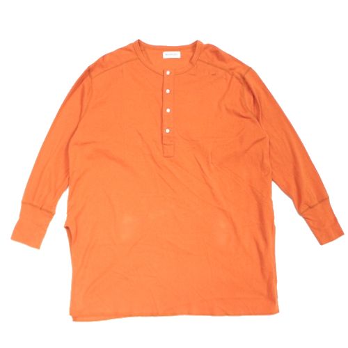 Rakuten - 【中古】 BEAMS BOY ビームスボーイ 23AW ミリタリーリブ ヘンリーネック ロングスリーブ オレンジ