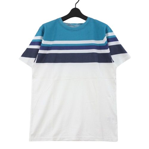 Rakuten - 【中古】 uniform experiment ユニフォームエクスペリメント 13SS ボーダーTシャツ 3 ホワイト