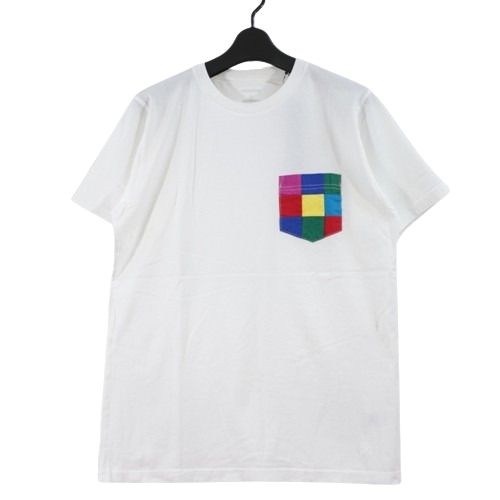 Rakuten - 【中古】 uniform experiment ユニフォームエクスペリメント 13SS COLOR CHART POCKET TEE チェックポケットTシャツ 3 ホワイト
