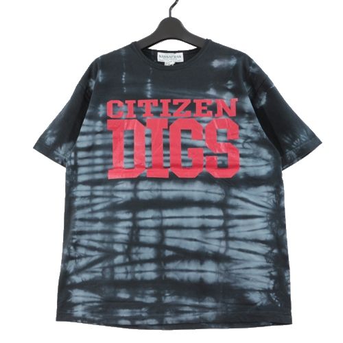Rakuten - 【中古】 SASSAFRAS ササフラス 23SS Citizen Digs T 1/2 タイダイTシャツ M ブラック