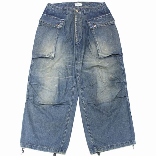Rakuten - 【中古】 HERILL ヘリル 23SS Nepdenim M44 Trousers パンツ 3 インディゴ