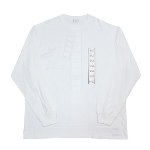 Rakuten - 【中古】 MIN-NANO × SEPARATE BATH ＆ TOILET MINNANO ミンナノ 25AW Shinpin Ls Tee 長袖 Tシャツ XL ホワイト