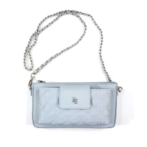 Rakuten - 【中古】 Riu リウ Quilting phone bag キルティング フォン バッグ ライトブルー